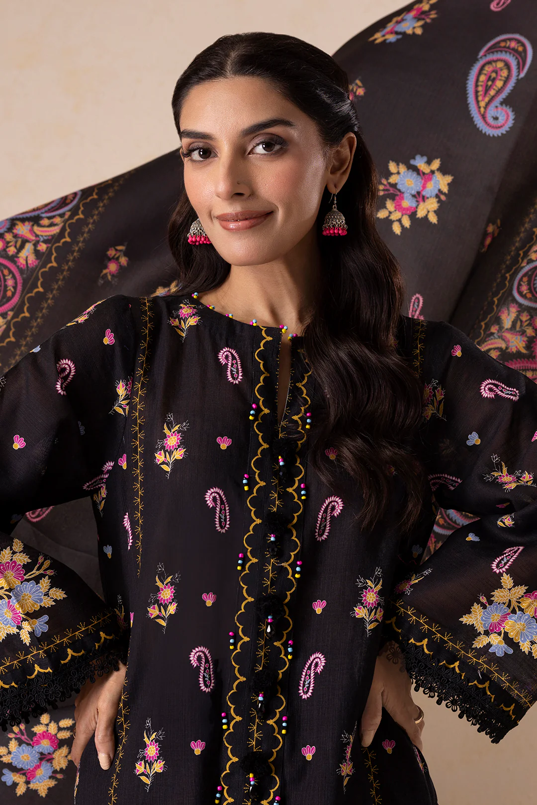 Shirt Shalwar Shawl - 0152 - Image 3
