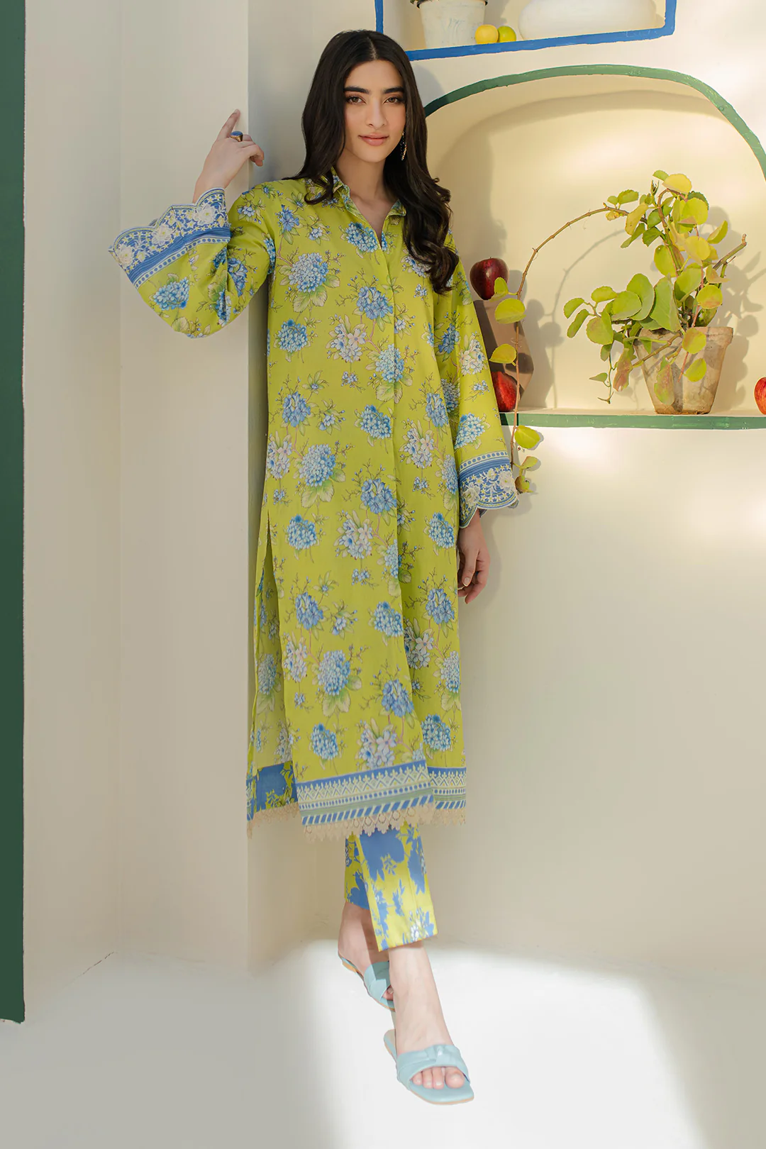 Embroidered Shirt Shalwar - 0104 - Image 3