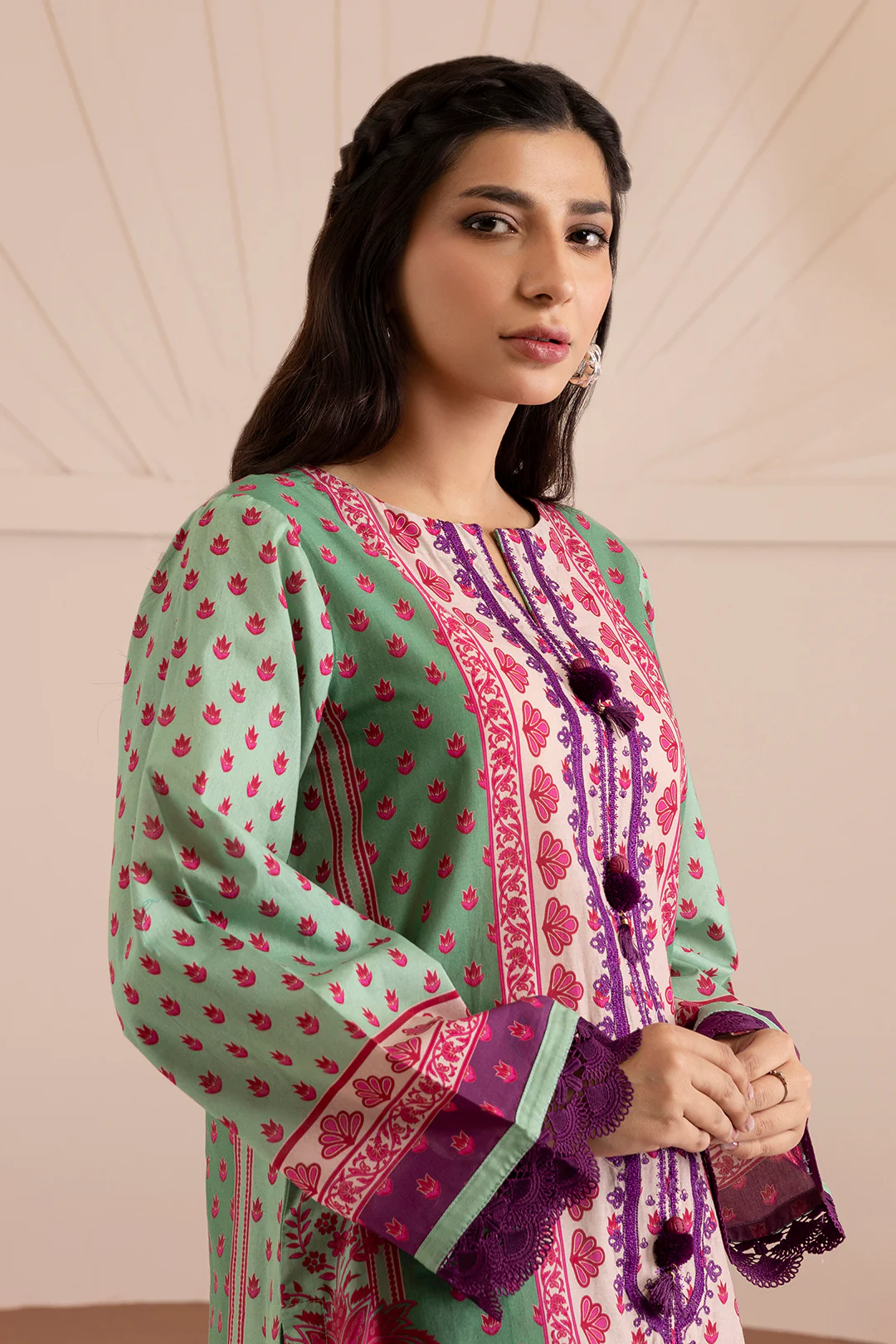 Embroidered Shirt Shalwar - 0188 - Image 3
