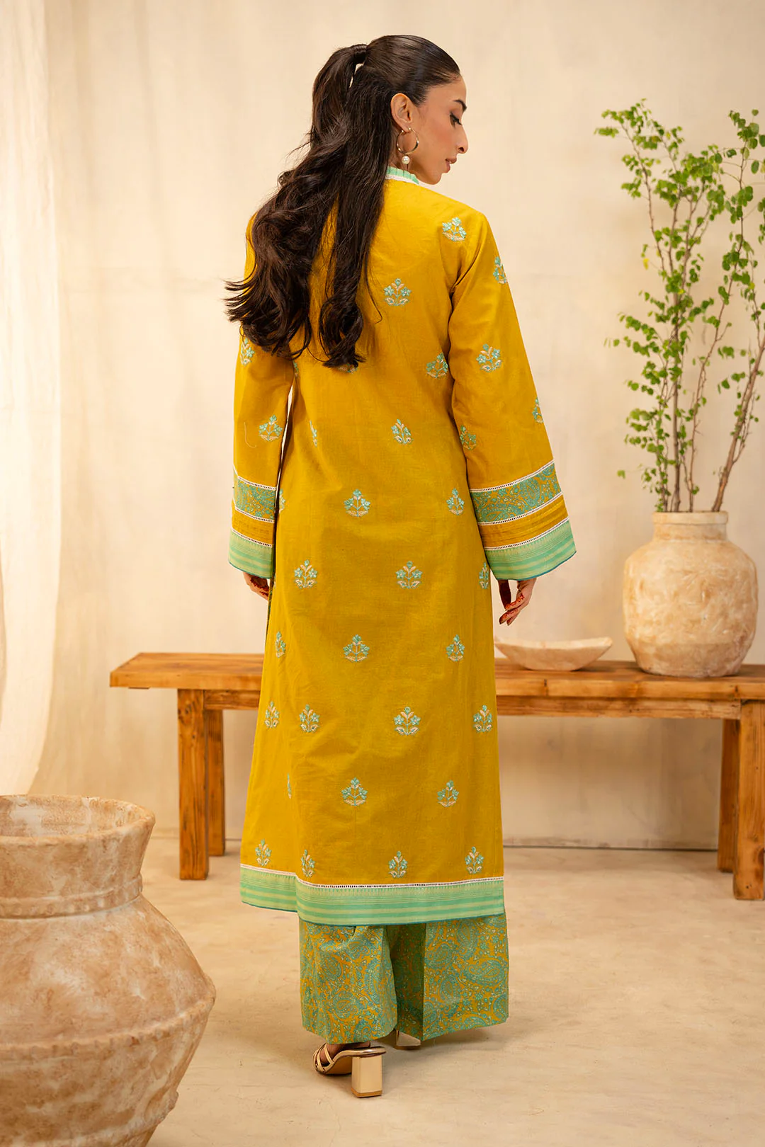 Embroidered Shirt Shalwar - 0020 - Image 4