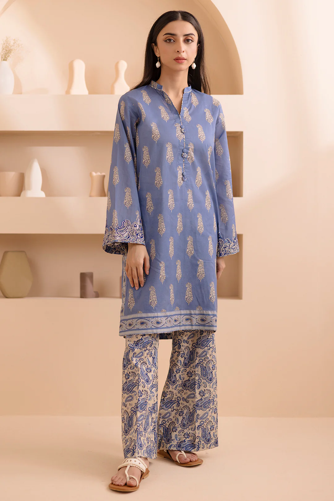 Embroidered Shirt Shalwar - 0231 - Image 2