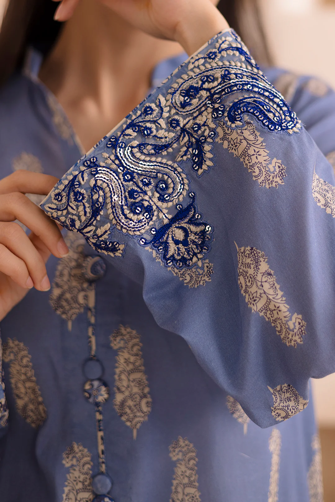 Embroidered Shirt Shalwar - 0231 - Image 4