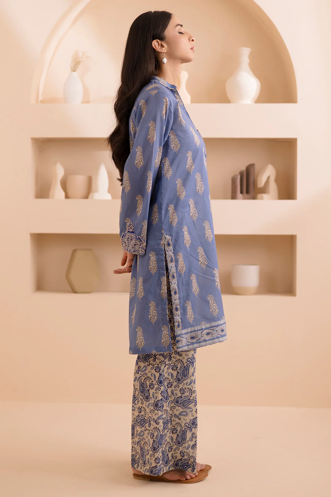 Embroidered Shirt Shalwar - 0231 - Image 7