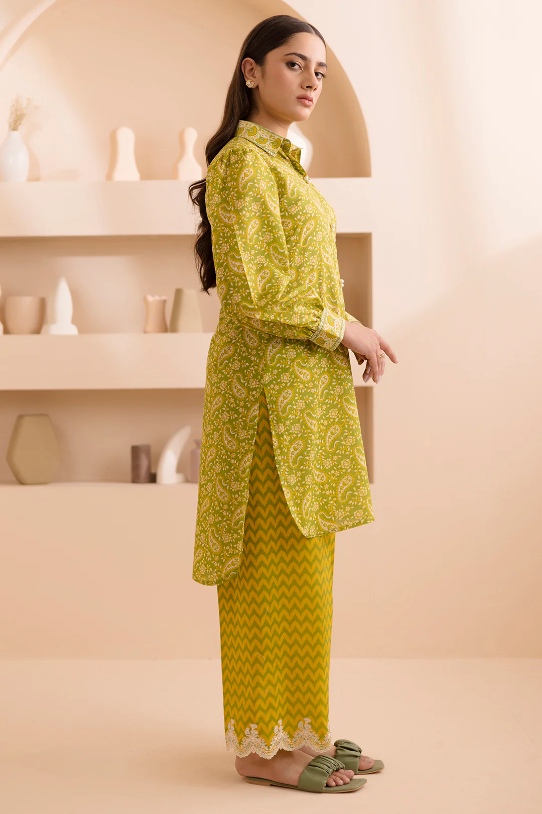 Embroidered Shirt Shalwar - 0236 - Image 6
