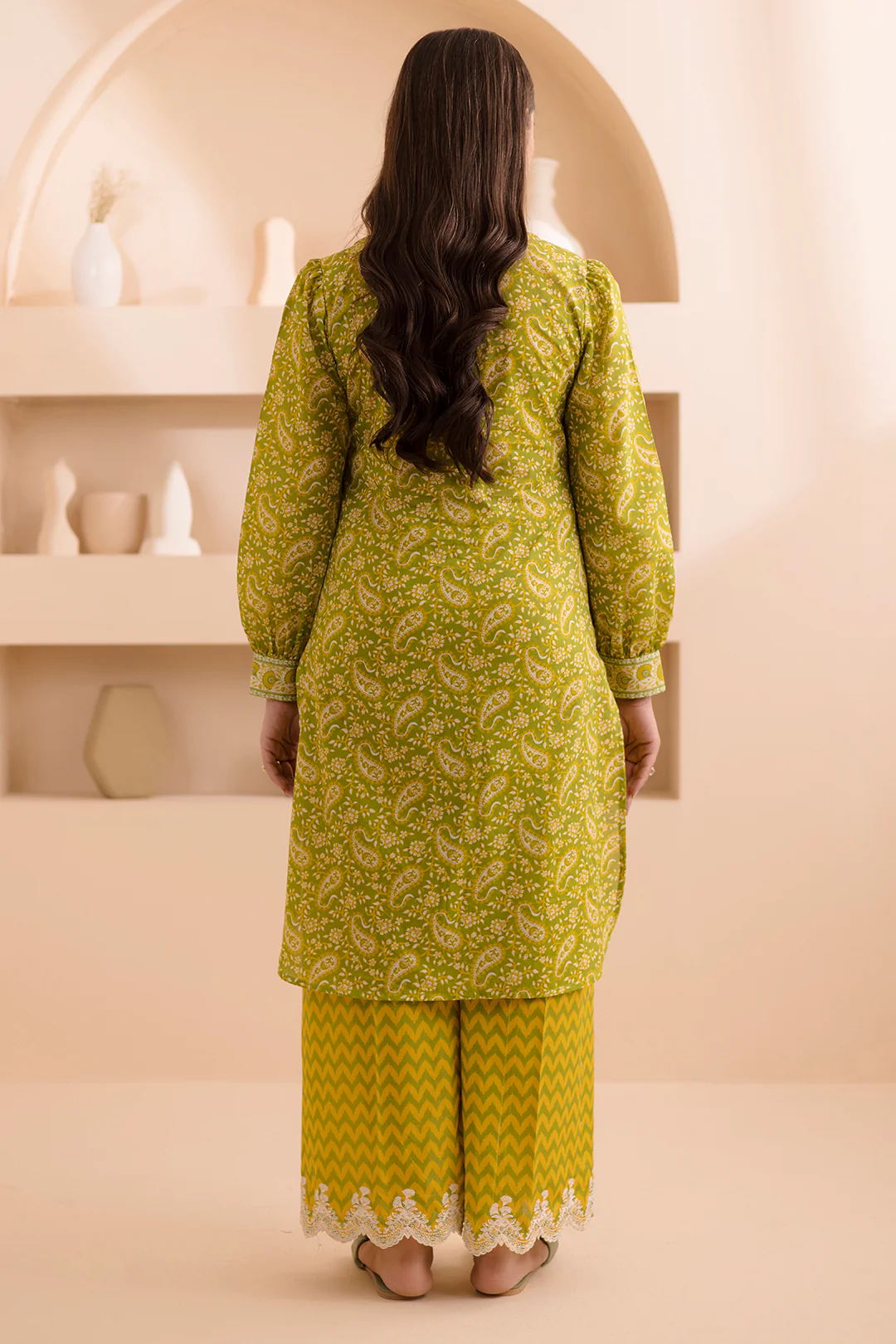 Embroidered Shirt Shalwar - 0236 - Image 8