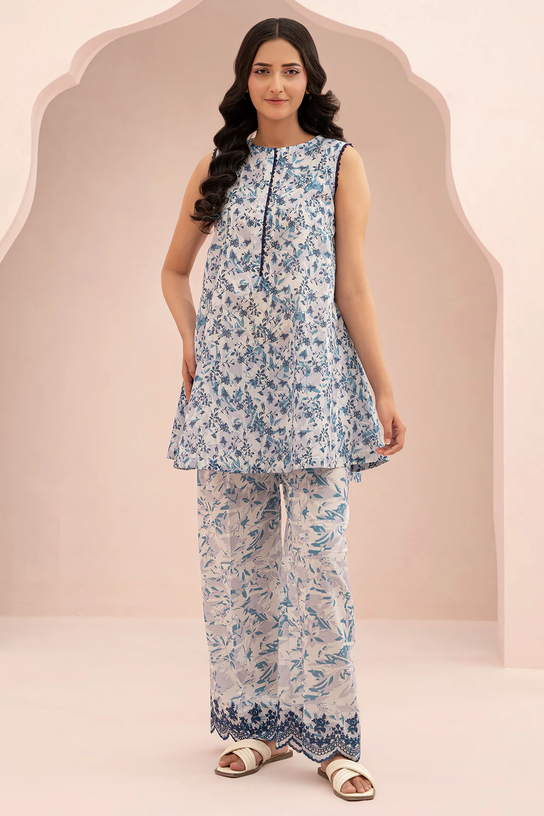 Embroidered Shirt Shalwar - 0416 - Image 2