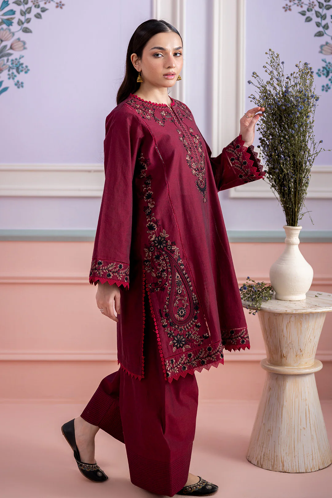 Embroidered Shirt Shalwar - 0528 - Image 7