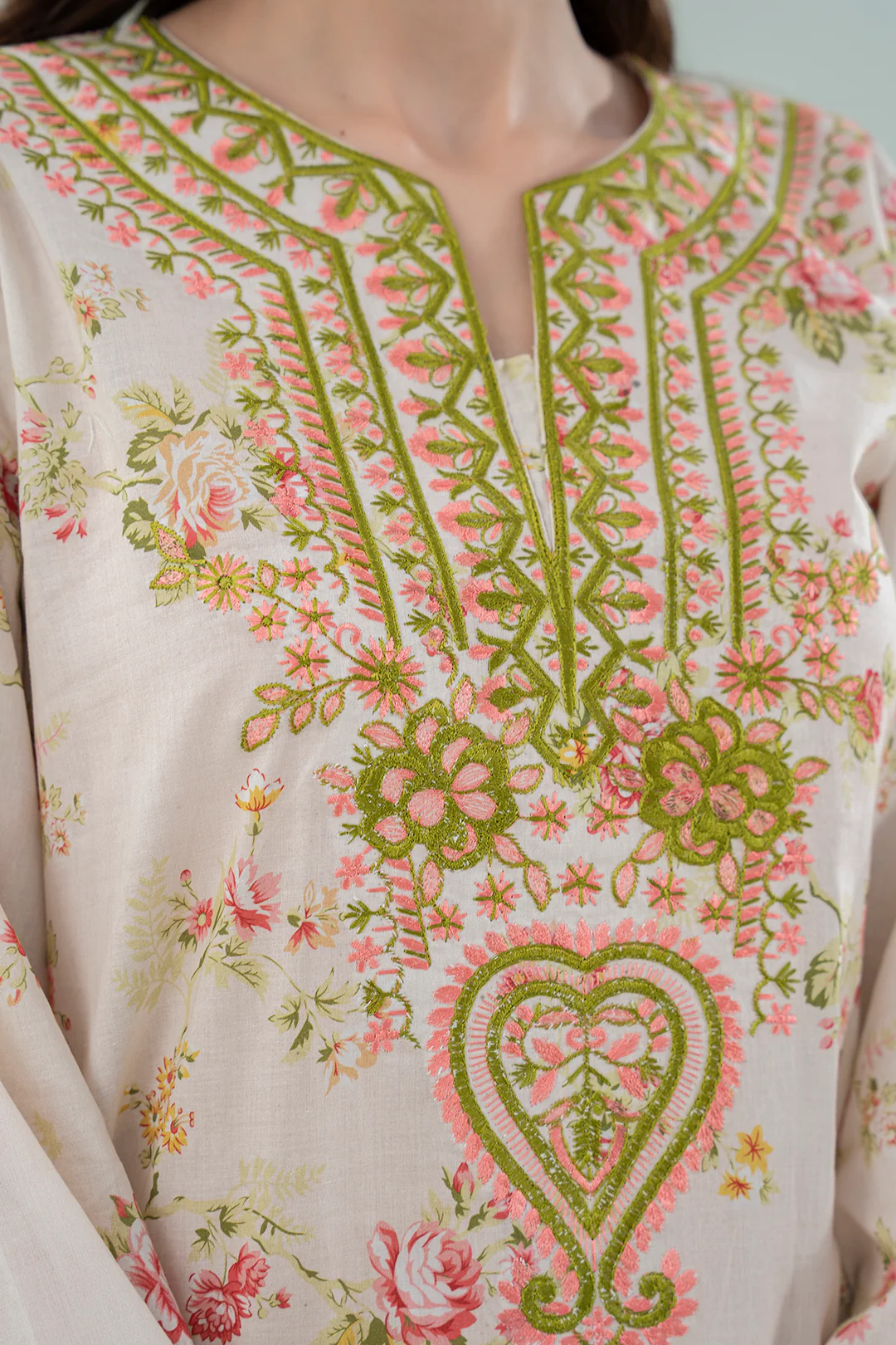 Embroidered Shirt Shalwar - 0637 - Image 3