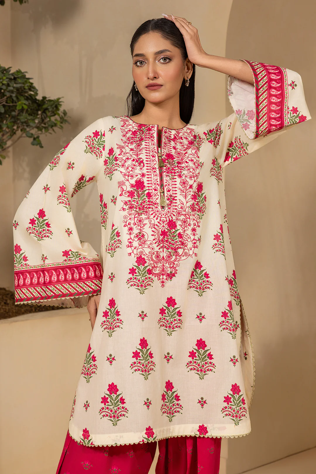 Embroidered Shirt Shalwar - 0409 - Image 3