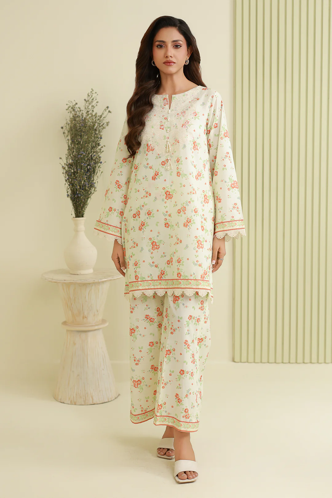 Embroidered Shirt Shalwar - 0470 - Image 2