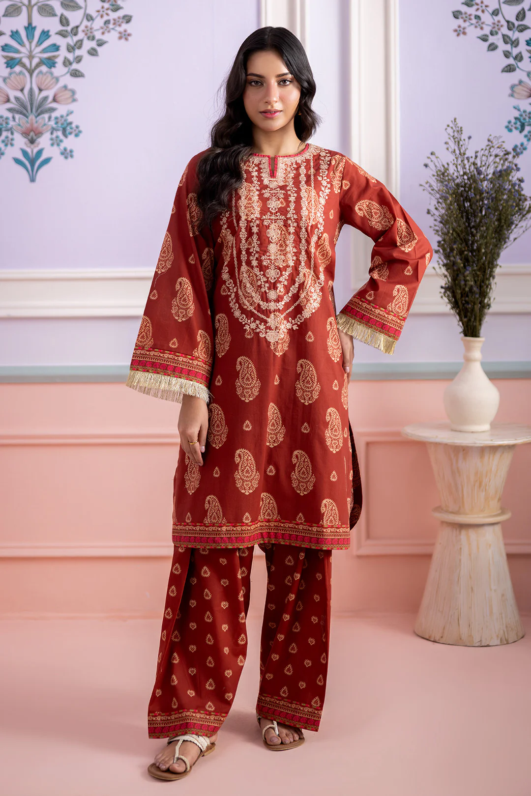Embroidered Shirt Shalwar - 0529 - Image 4