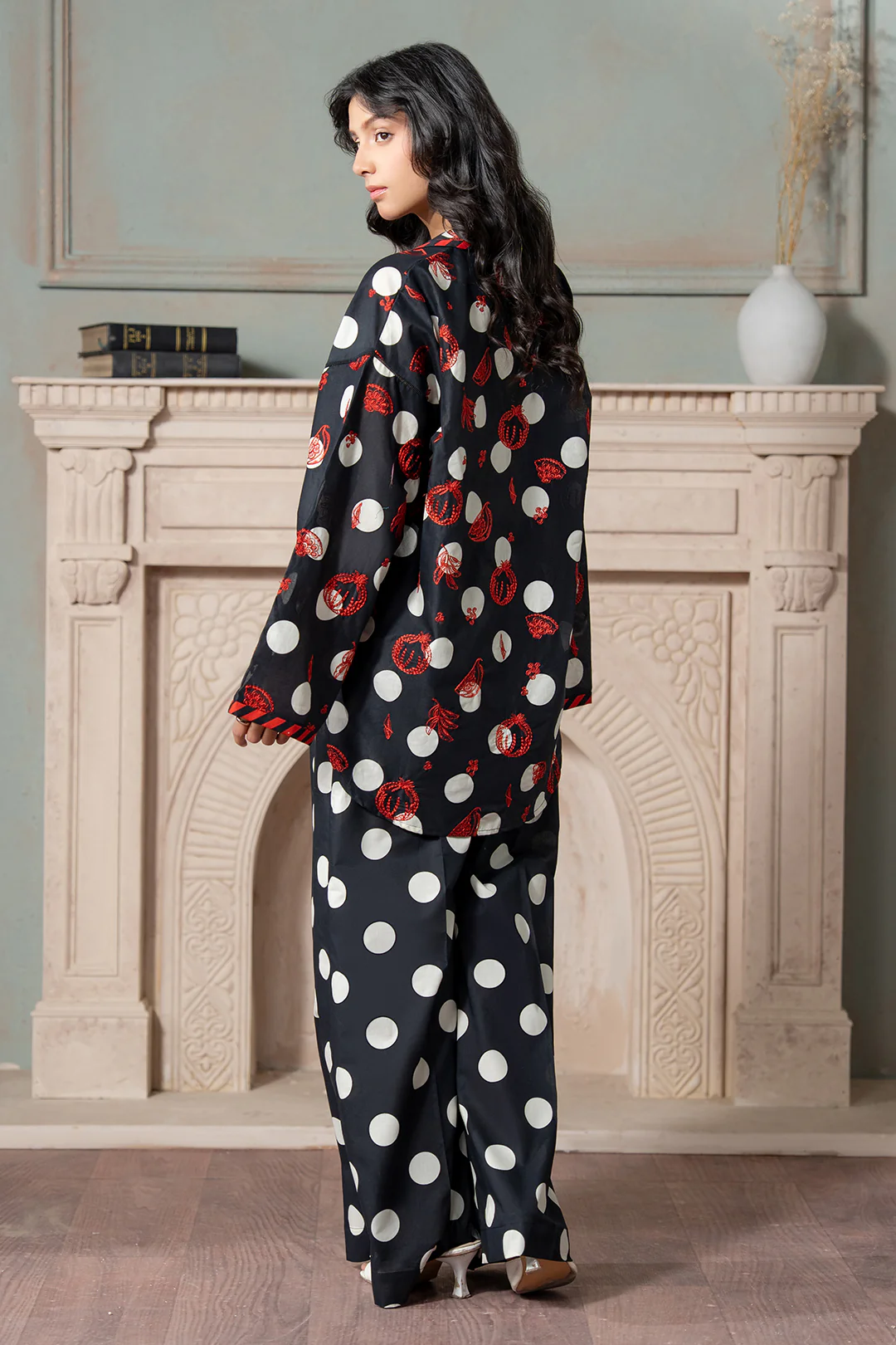 Embroidered Shirt Shalwar - 0531 - Image 11