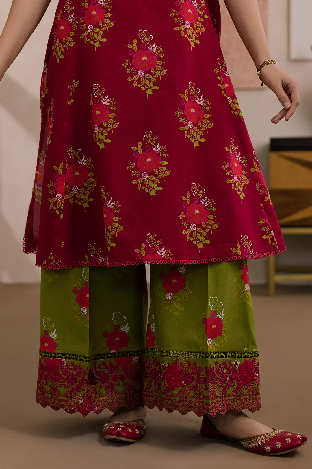 Embroidered Shirt Shalwar - 0533 - Image 4