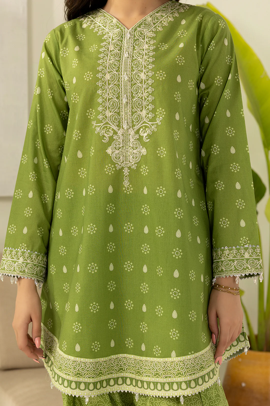Embroidered Shirt Shalwar - 0603 - Image 5