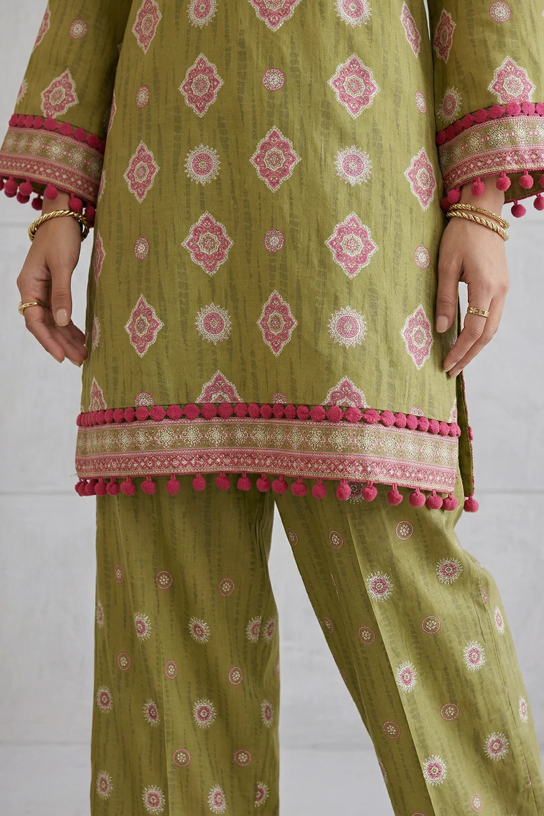 Embroidered Shirt Shalwar - 0673 - Image 5