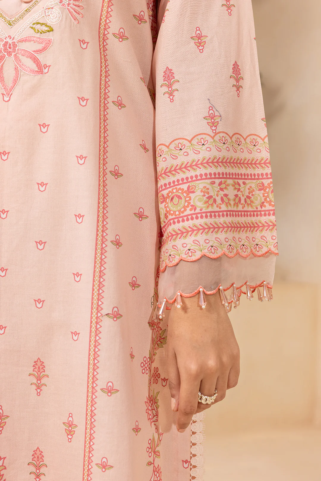 Embroidered Shirt Shalwar - 0674 - Image 6