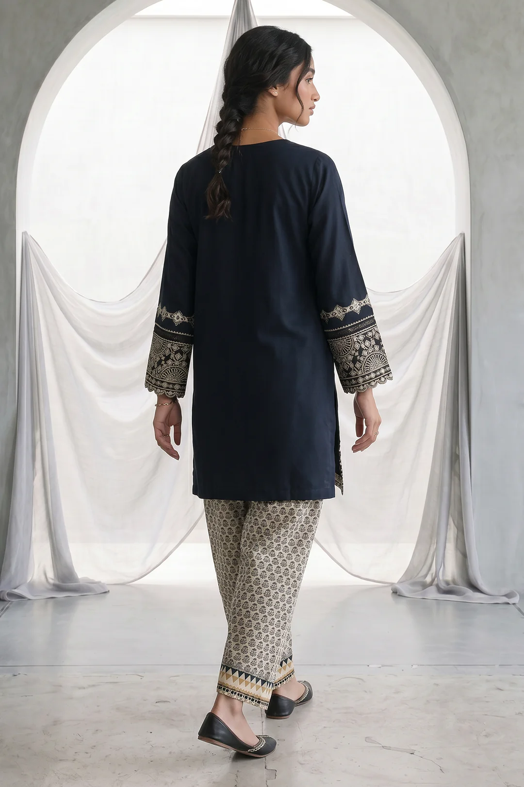 Embroidered Shirt Shalwar - 1069 - Image 7
