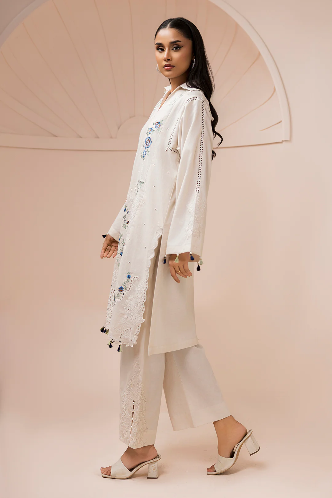 Embroidered Shirt Shalwar - 1184 - Image 4