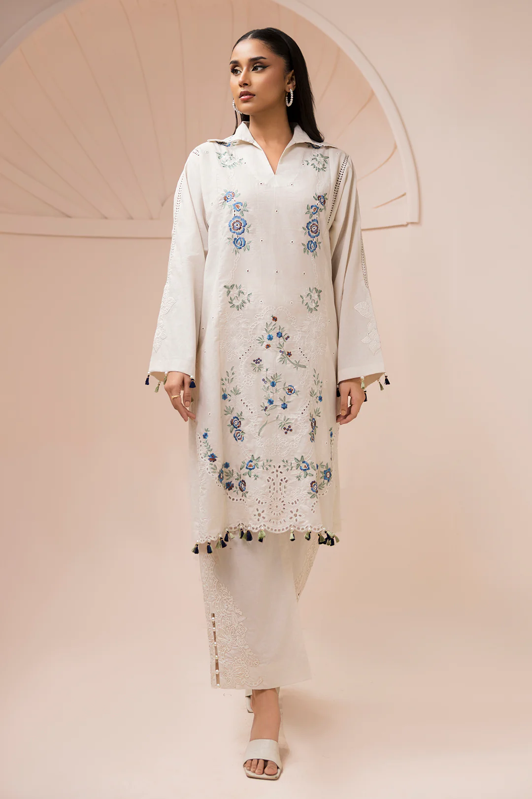 Embroidered Shirt Shalwar - 1184 - Image 5