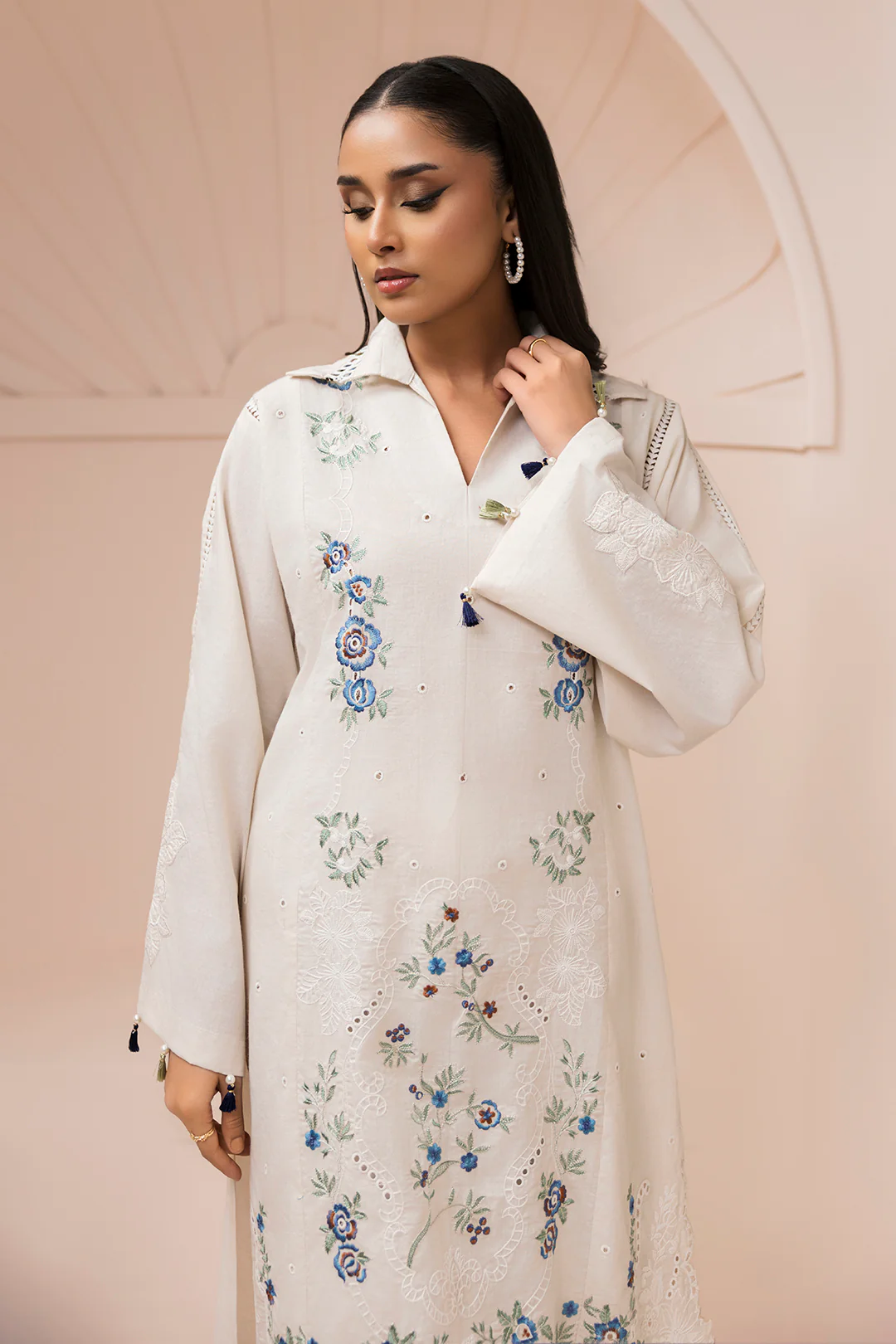 Embroidered Shirt Shalwar - 1184 - Image 6
