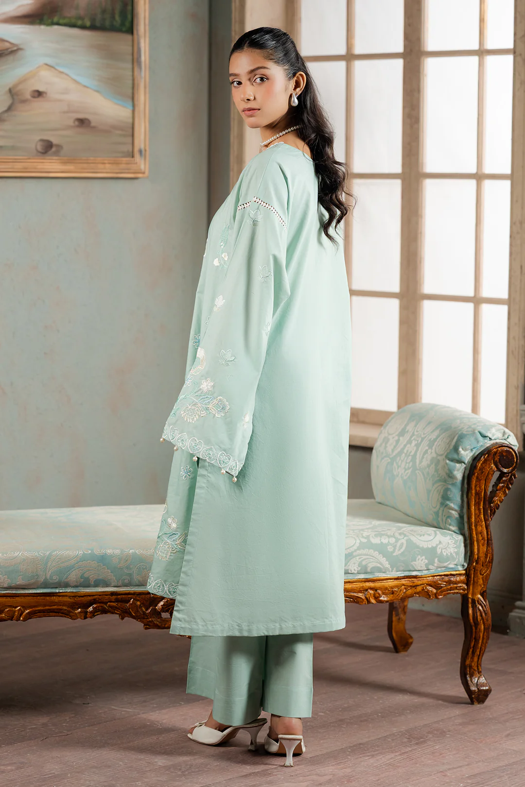 Embroidered Shirt Shalwar - 1188 - Image 12