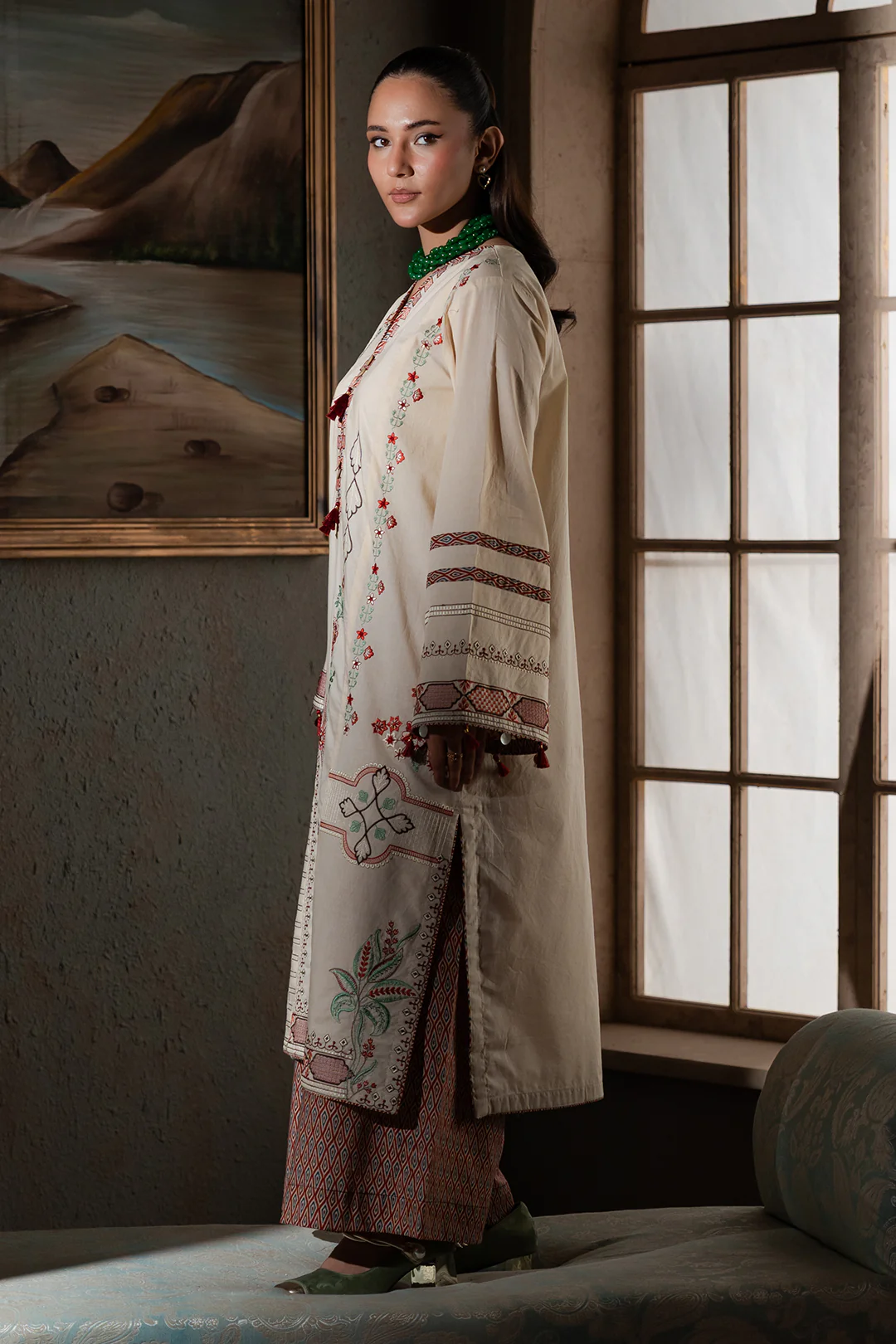 Embroidered Shirt Shalwar - 1189 - Image 10