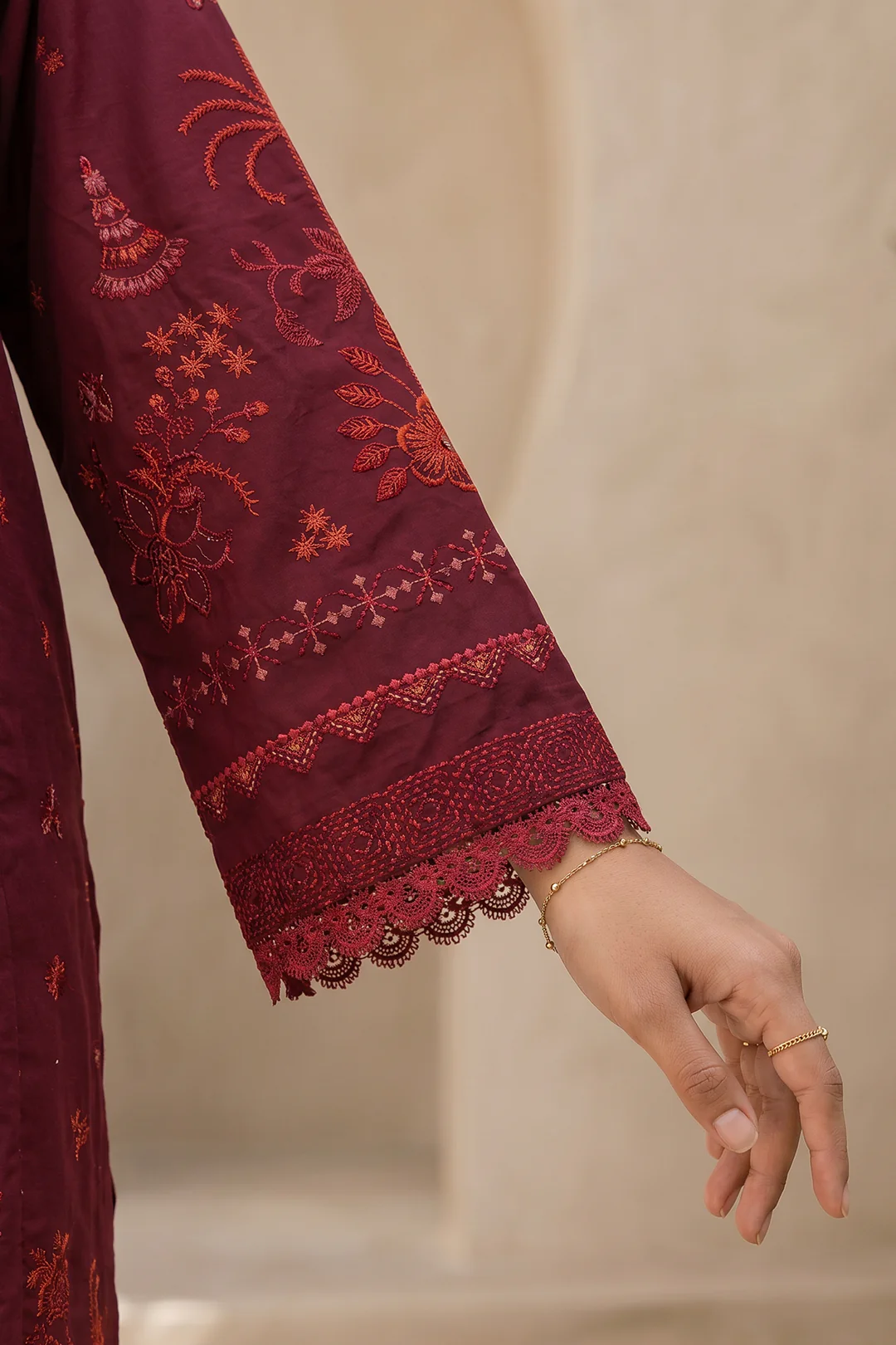 Embroidered Shirt Shalwar - 1195 - Image 5
