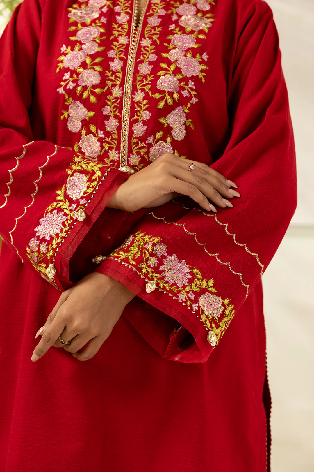 Embroidered Shirt Shalwar - 1200 - Image 6