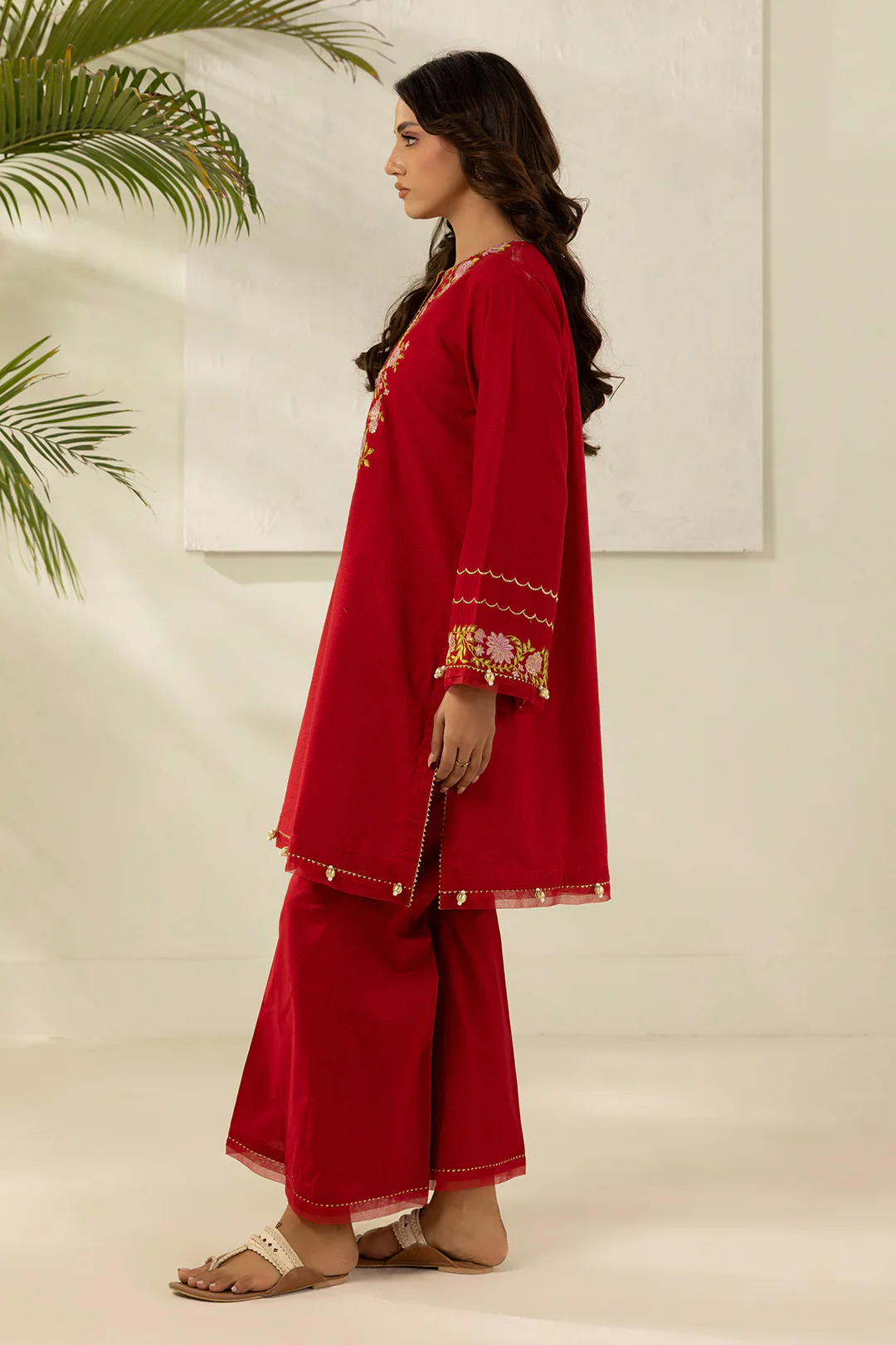 Embroidered Shirt Shalwar - 1200 - Image 8