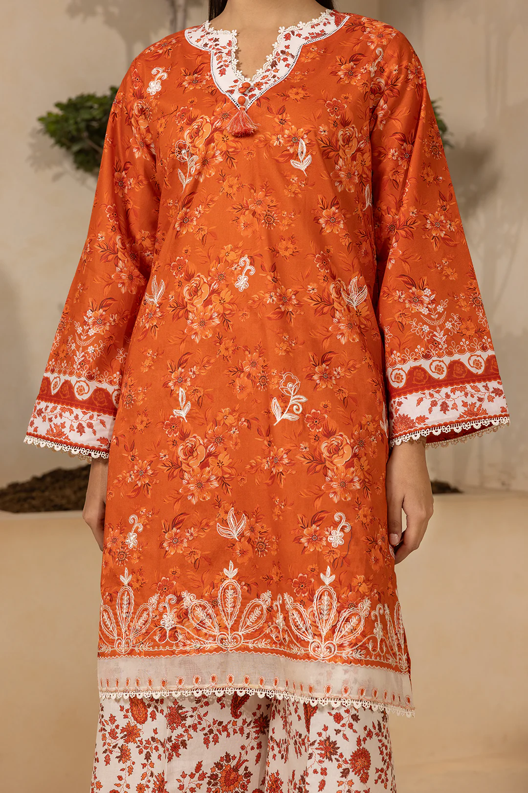 Embroidered Shirt Shalwar - 1210 - Image 5
