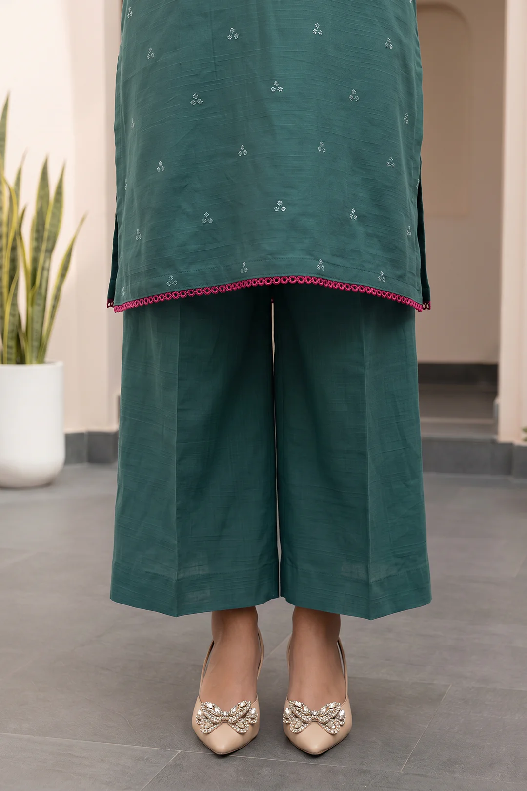 Embroidered Shirt Shalwar - 1213 - Image 5