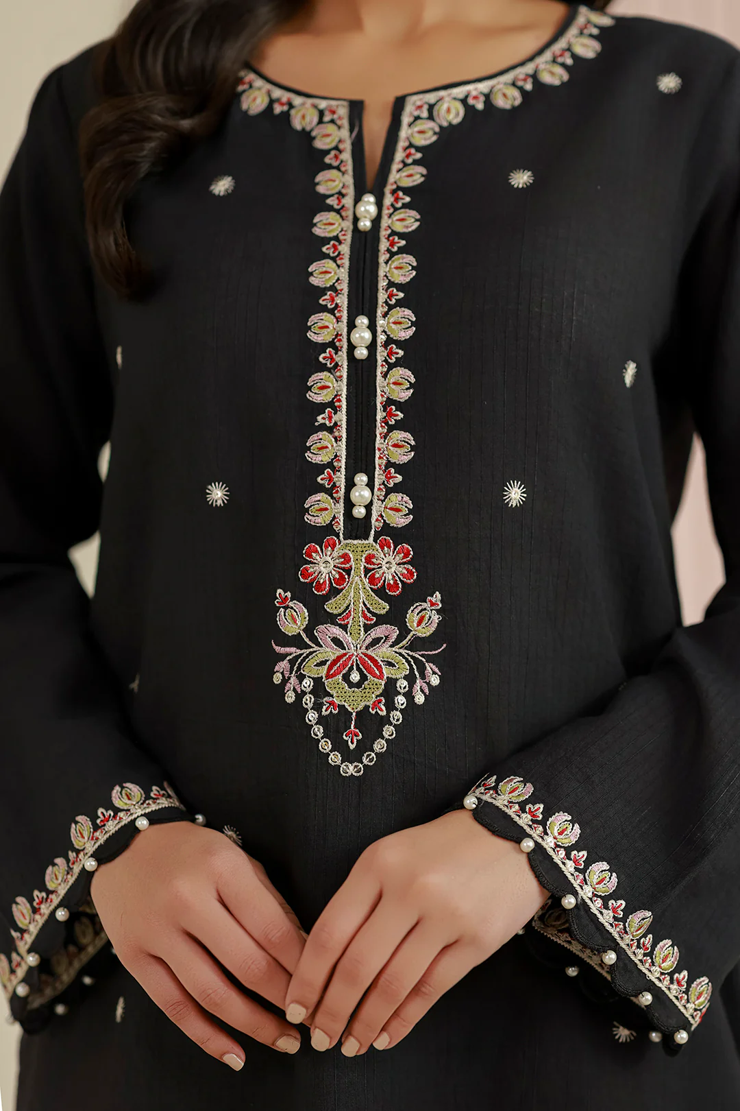 Embroidered Shirt Shalwar - 1222 - Image 4