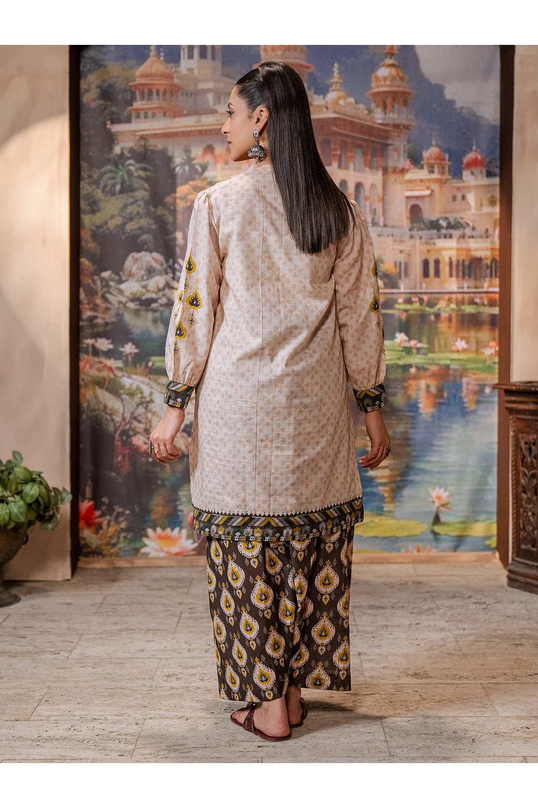 Embroidered Shirt Shalwar - 0439 - Image 5