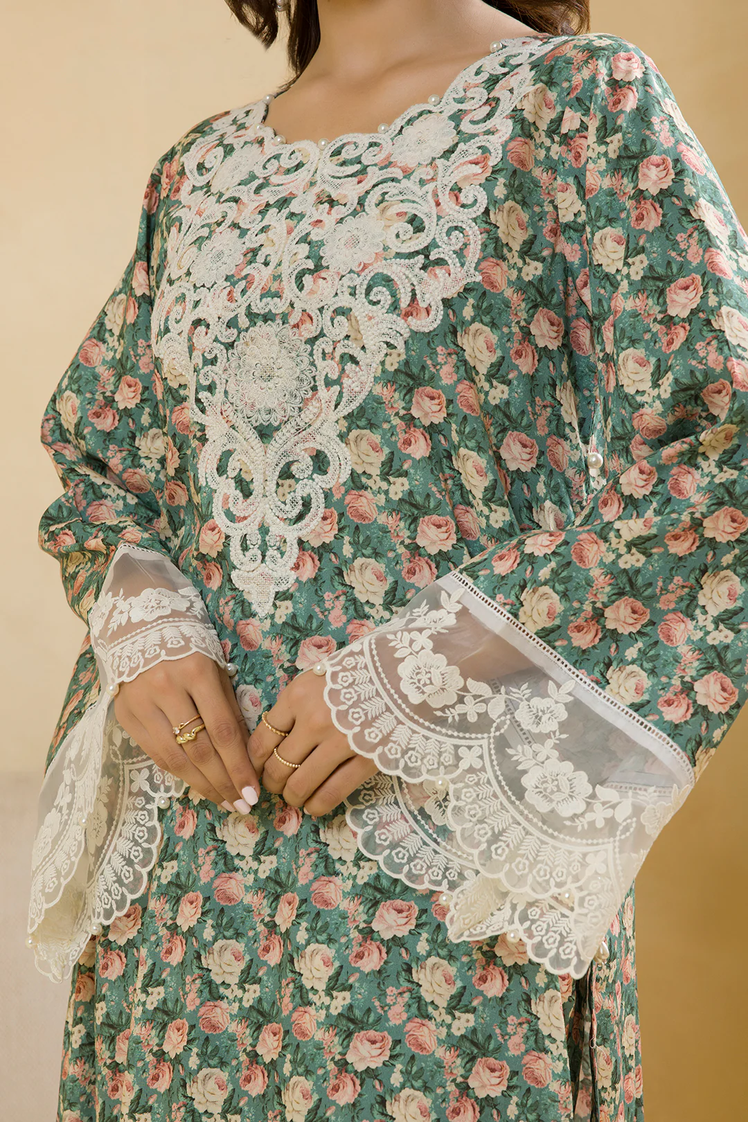 Embroidered Shirt Shalwar - 0096 - Image 6