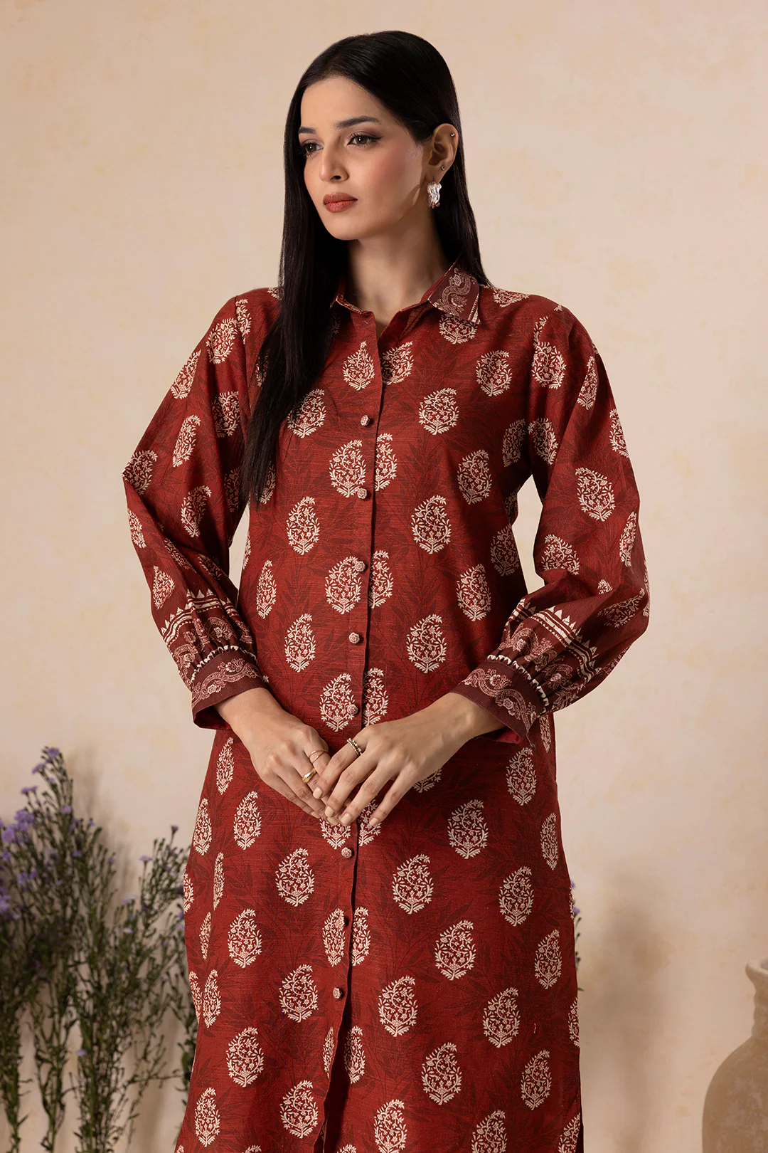 Embroidered Shirt Shalwar - 0131 - Image 3