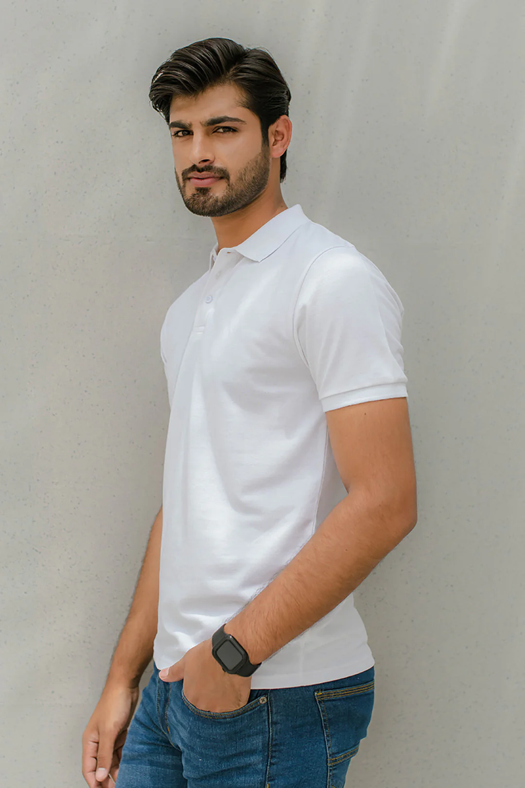 Basic Polo Shirt - 3002 - Image 3