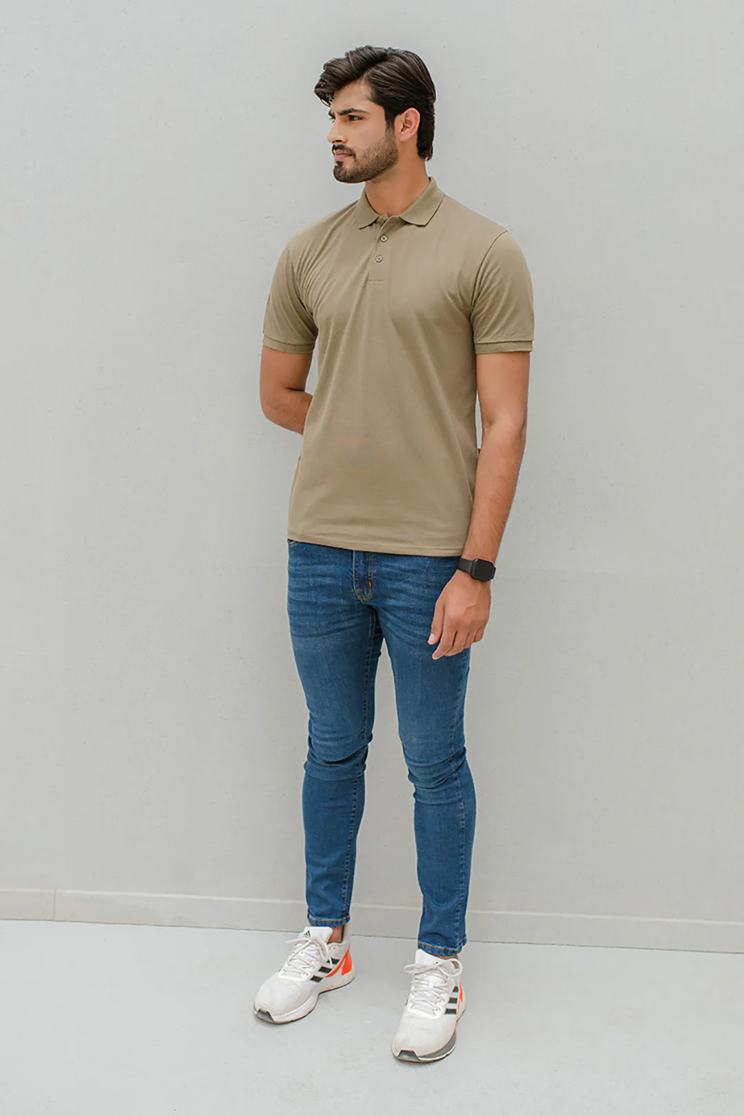 Basic Polo Shirt - 3004 - Image 3
