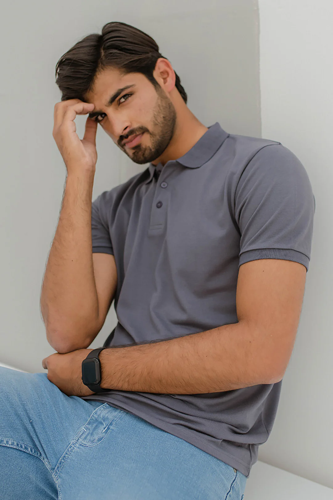 Basic Polo Shirt - 3007 - Image 2