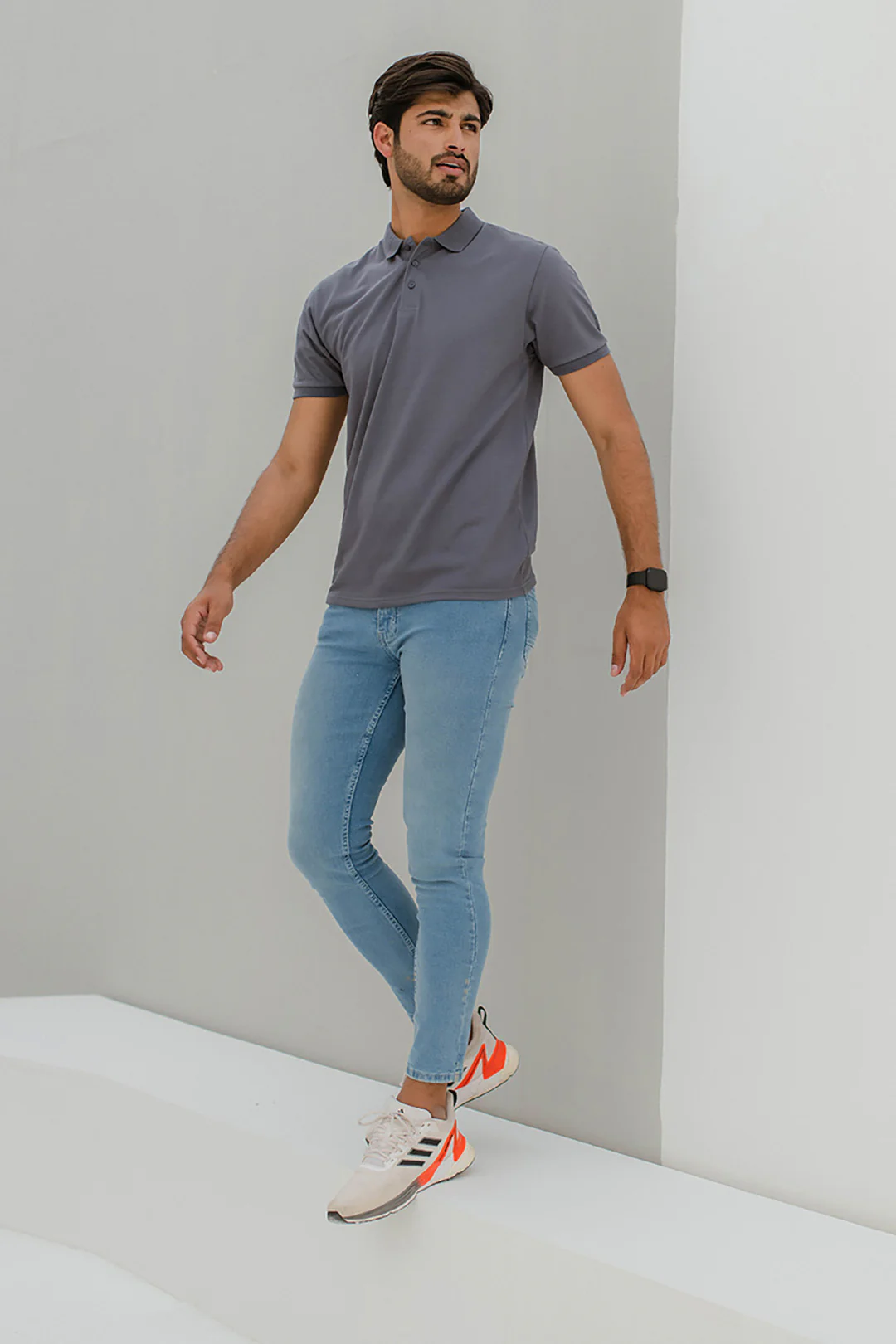 Basic Polo Shirt - 3007 - Image 3