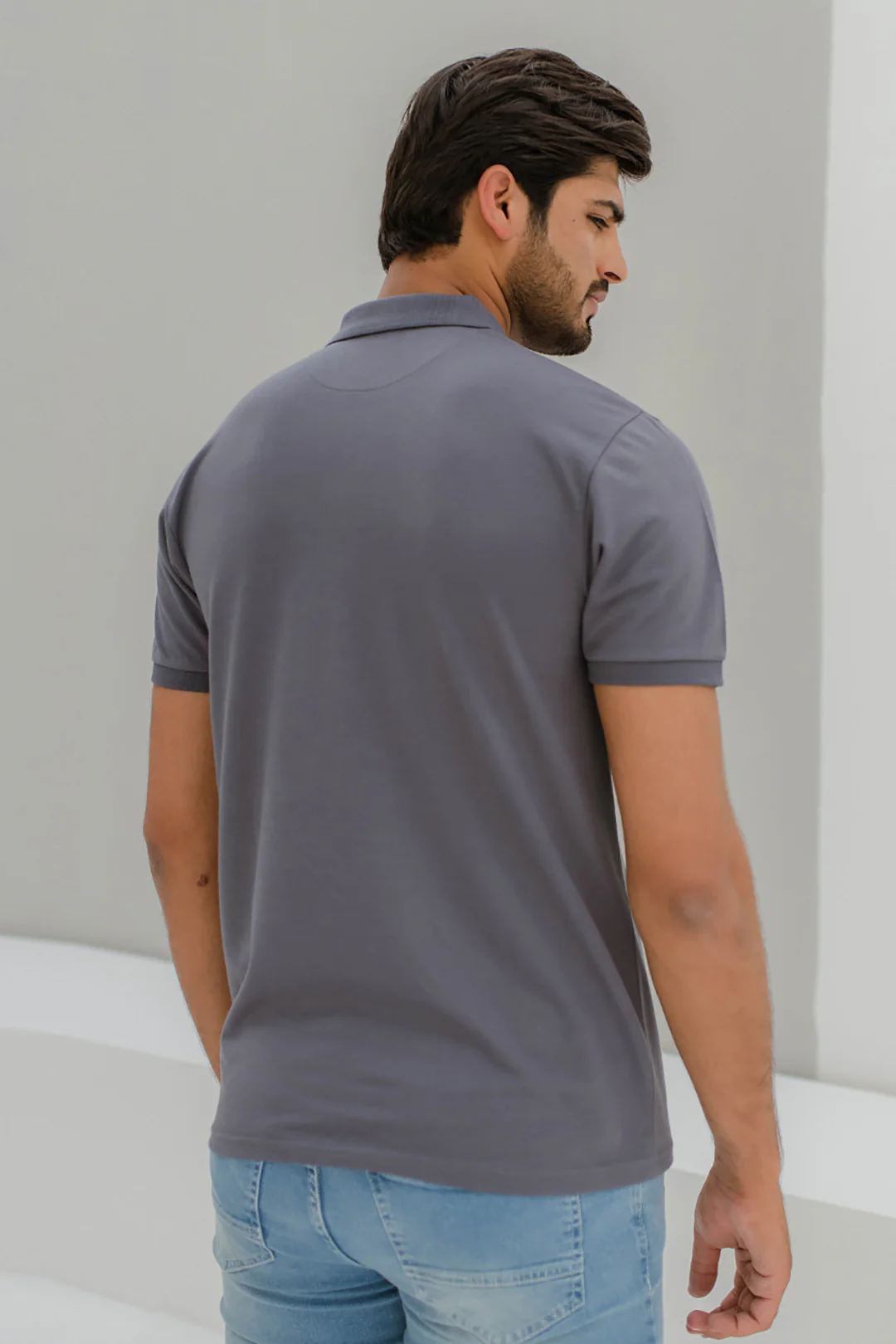 Basic Polo Shirt - 3007 - Image 4