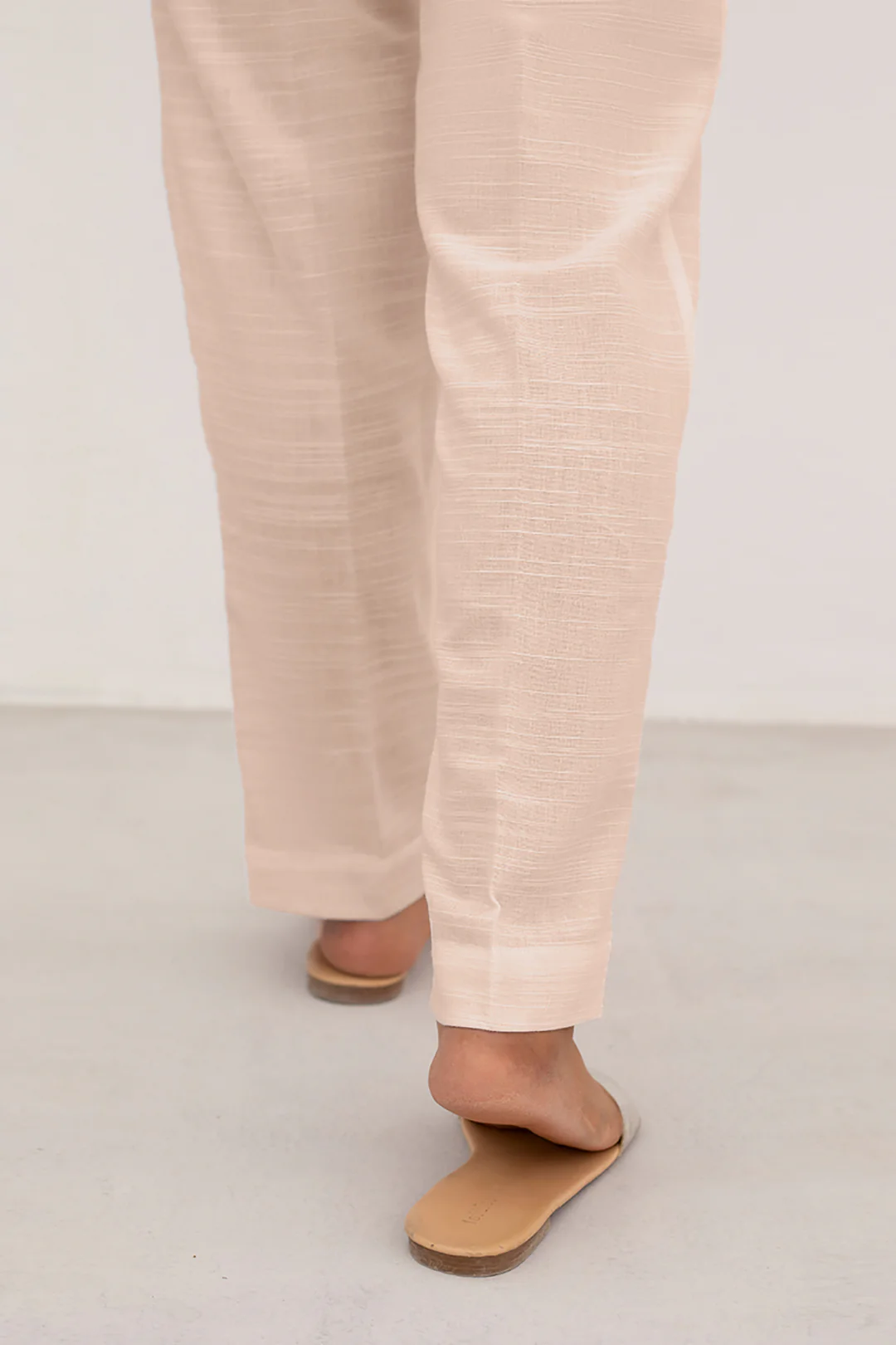 Straight Trouser Khaddar Beige - 0003 - Image 3