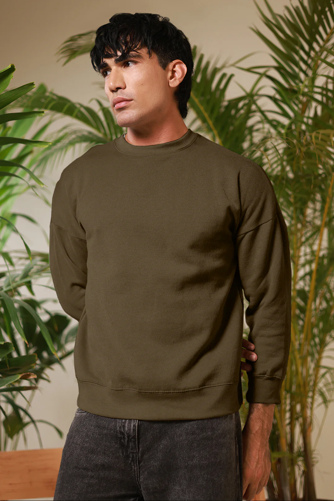Basic Oversized Sweat Shirt - 5001 - Image 18