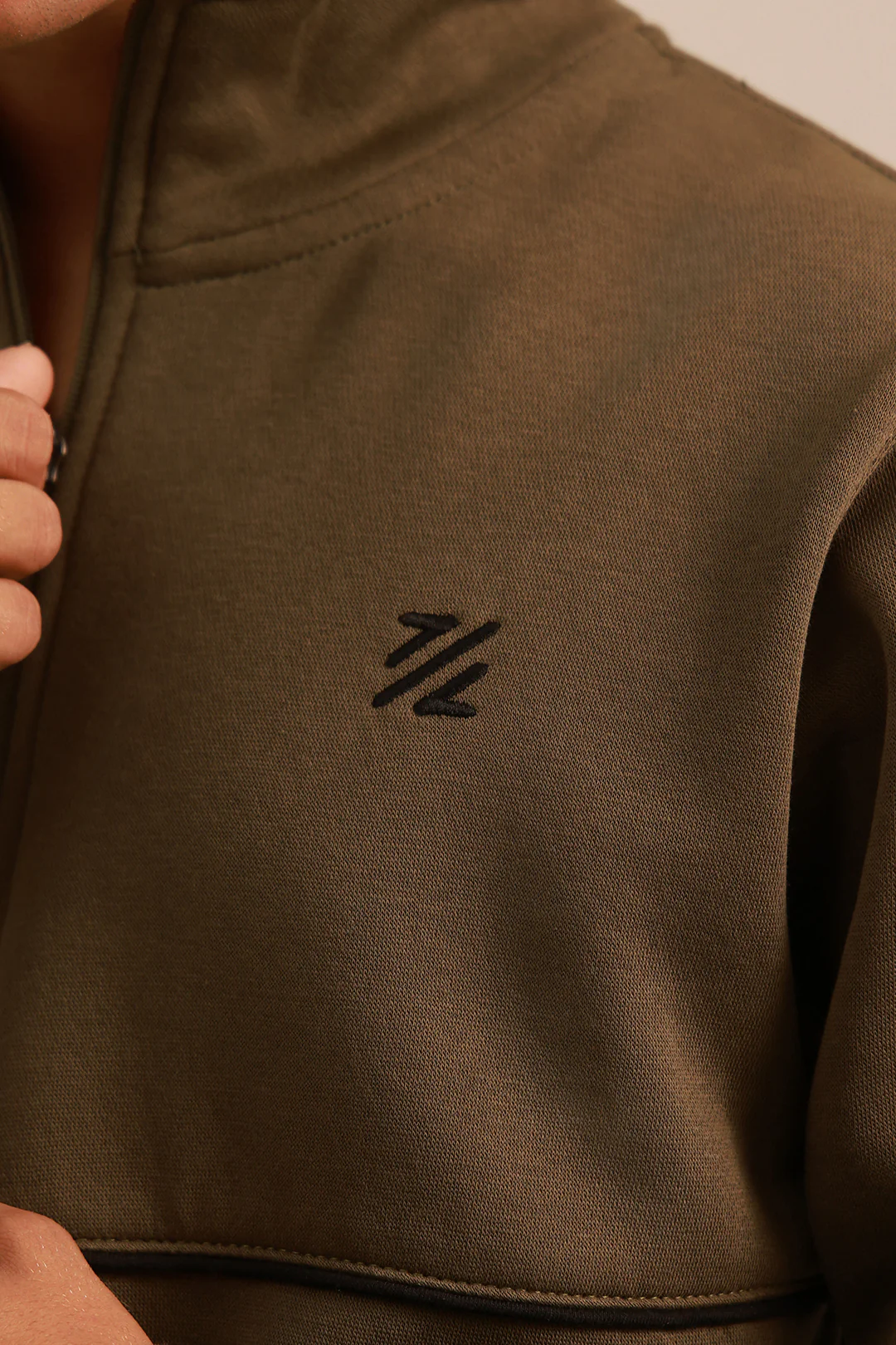 Mock Neck Sweat Shirt - 5001 - Image 3
