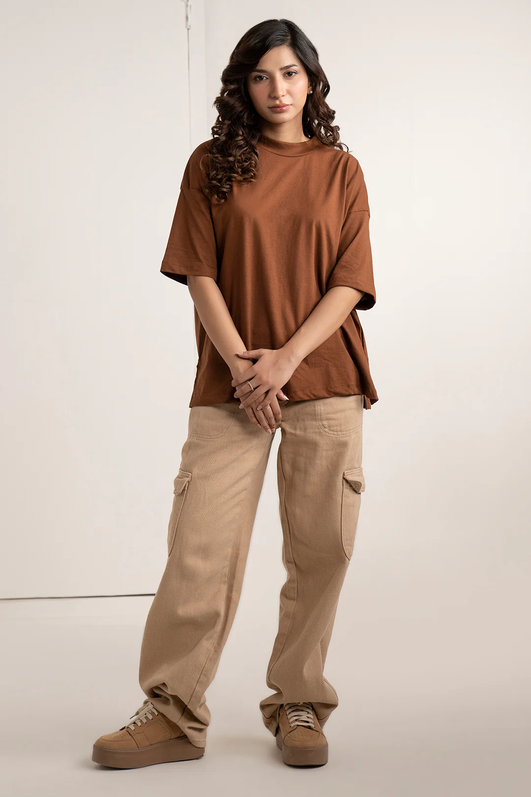Oversized Basic T-Shirt - 5014 - Image 2