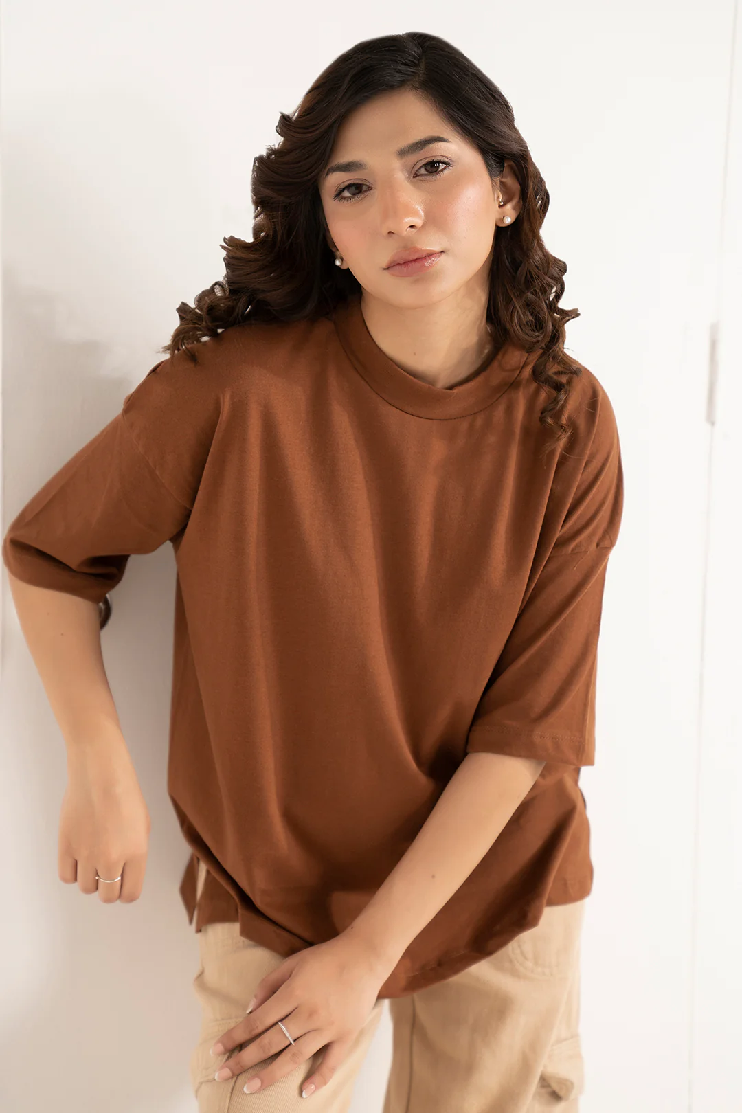 Oversized Basic T-Shirt - 5014 - Image 3