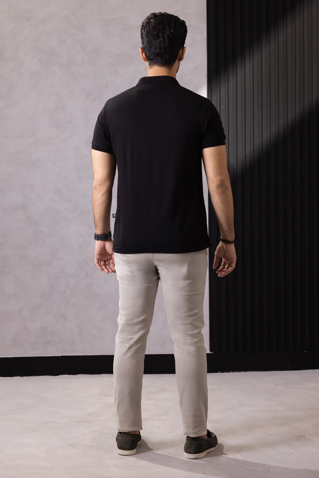 Textured Johnny Collar Polo - 5004 - Image 10