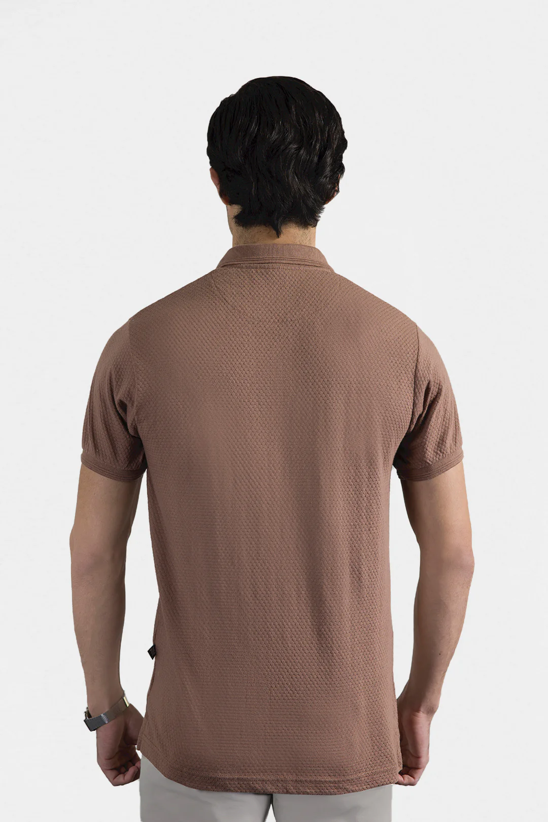 Textured Johnny Collar Polo - 5004 - Image 17