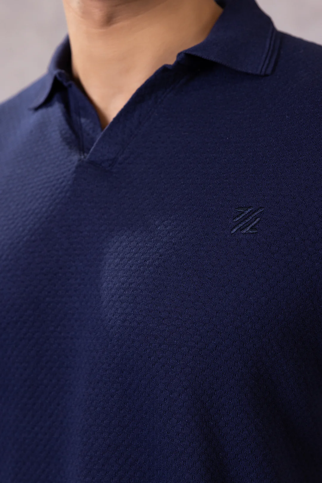 Textured Johnny Collar Polo - 5004 - Image 22
