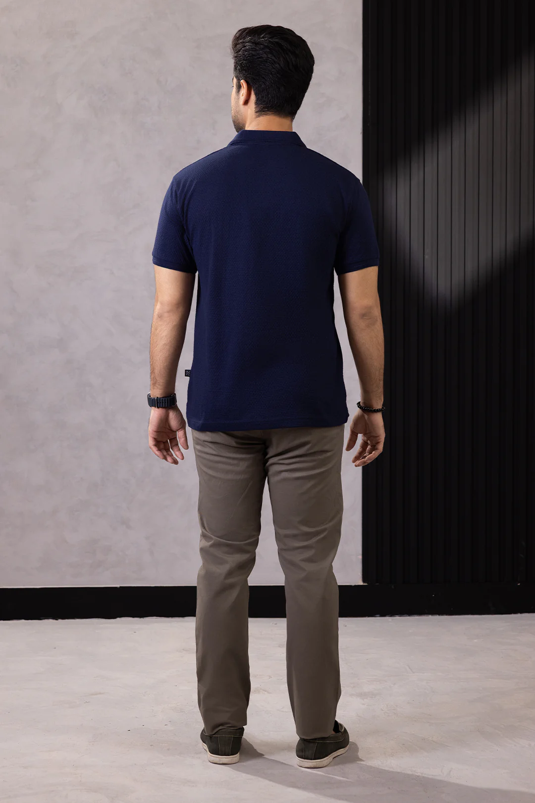 Textured Johnny Collar Polo - 5004 - Image 26