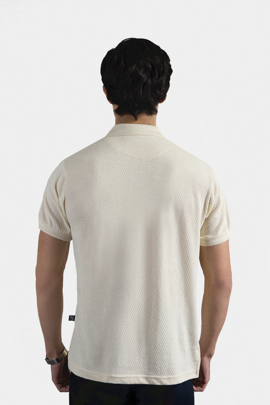 Textured Johnny Collar Polo - 5004 - Image 47